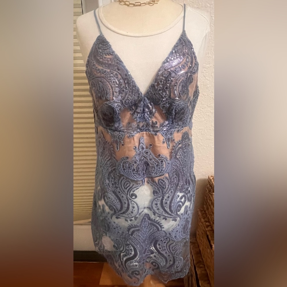 Free People Sexy Sequin Tunic